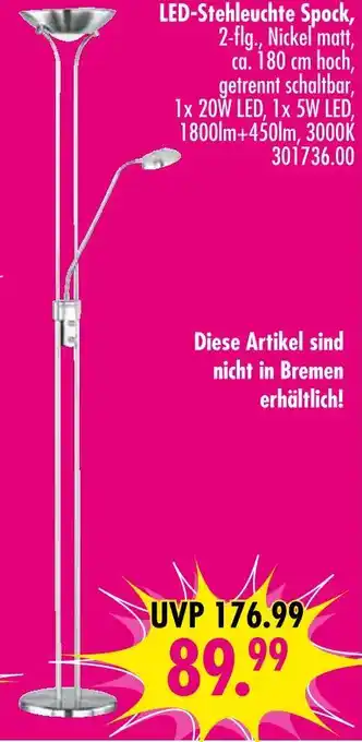 Möbel Boss Led-stehleuchte spock Angebot