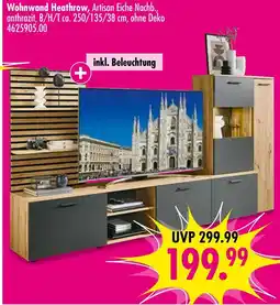 Möbel Boss Wohnwand heathrow Angebot