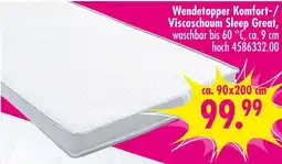 Möbel Boss Wendetopper komfort-/ komfort-/ viscoschaum sleep great Angebot