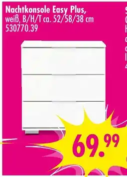 Möbel Boss Nachtkonsole easy plus Angebot