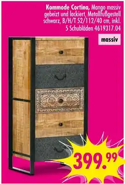 Möbel Boss Kommode cortina Angebot