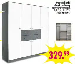 Möbel Boss Drehtürenkombischrank landsberg Angebot