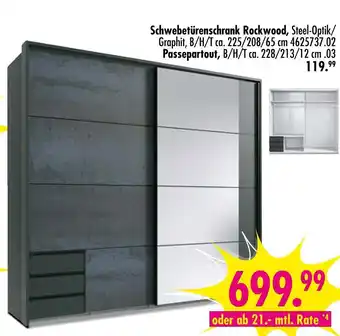 Möbel Boss Schwebetürenschrank rockwood Angebot