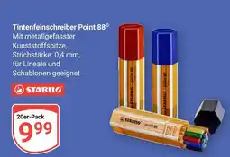 Globus Stabilo tintenfeinschreiber point 88 Angebot