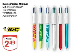 Globus Bic kugelschreiber 4colours gelb-blumen Angebot