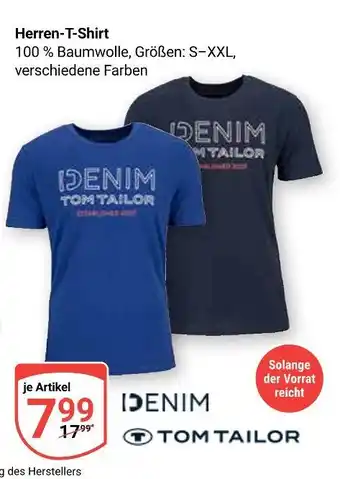Globus Tom tailor herren-t-shirt Angebot