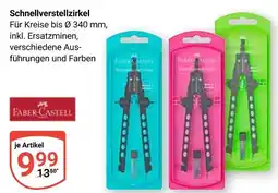 Globus Faber-castell schnellverstellzirkel Angebot