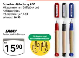 Globus Schreiblernfüller lamy abc rot Angebot