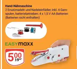 Globus Easymaxx hand-nähmaschine Angebot