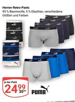 Globus Puma herren-retro-pants Angebot