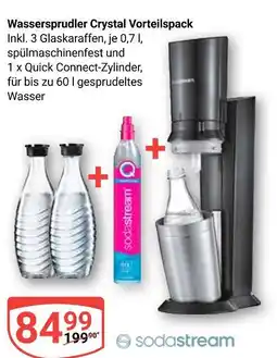 Globus Sodastream wassersprudler crystal vorteilspack Angebot
