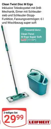 Globus Leifheit clean twist disc m ergo Angebot