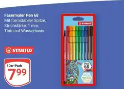 Globus Stabilo fasermaler pen 68 Angebot