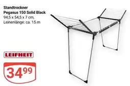 Globus Leifheit standtrockner pegasus 150 solid black Angebot