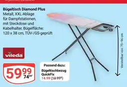 Globus Vileda bügeltisch diamond plus Angebot