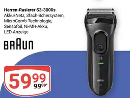 Globus Braun herren-rasierer s3-3000s Angebot