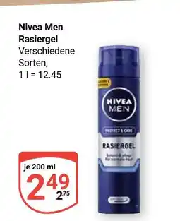 Globus Nivea men rasiergel Angebot