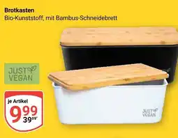 Globus Just vegan brotkasten schwarz Angebot