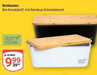 Globus Just vegan brotkasten schwarz Angebot