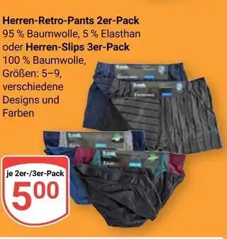 Globus Herren-retro-pants 2er-pack Angebot