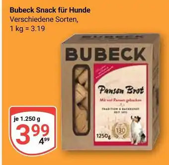 Globus Bubeck snack für hunde Angebot