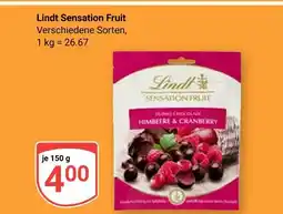 Globus Lindt sensation fruit Angebot