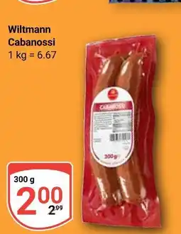 Globus Wiltmann cabanossi Angebot