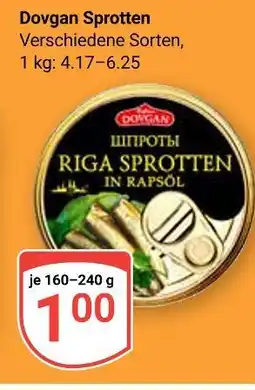 Globus Dovgan sprotten Angebot