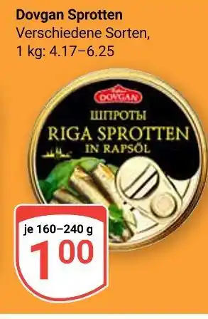 Globus Dovgan sprotten Angebot