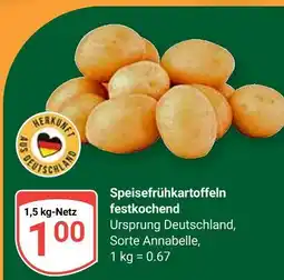 Globus Speisefrühkartoffeln festkochend Angebot