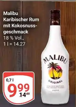 Globus Malibu karibischer rum mit kokosnussgeschmack Angebot