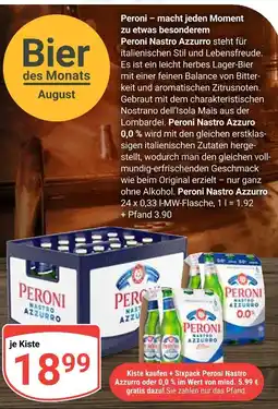 Globus Peroni nastro azzurro Angebot