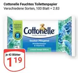 Globus Cottonelle feuchtes toilettenpapier Angebot