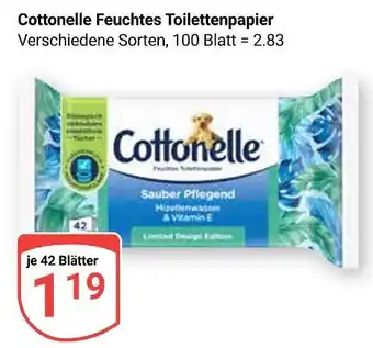 Globus Cottonelle feuchtes toilettenpapier Angebot