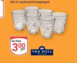 Globus Van well 6er-pack gläser Angebot