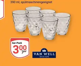 Globus Van well 6er-pack gläser Angebot