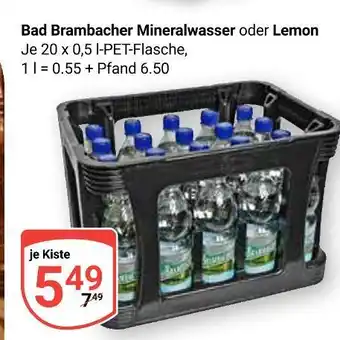 Globus Bad brambacher mineralwasser Angebot