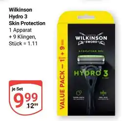 Globus Wilkinson hydro 3 skin protection Angebot