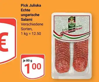 Globus Pick juliska echte ungarische salami Angebot