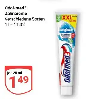 Globus Odol-med3 zahncreme Angebot