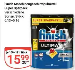 Globus Finish maschinengeschirrspülmittel super sparpack Angebot