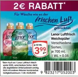 Globus Lenor luftfrisch weichspüler Angebot