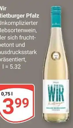 Globus Wir rietburger pfalz Angebot