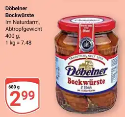 Globus Döbelner bockwürste Angebot