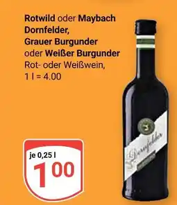Globus Rotwild dornfelder Angebot