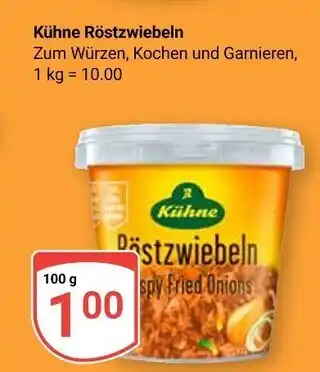Globus Kühne röstzwiebeln Angebot
