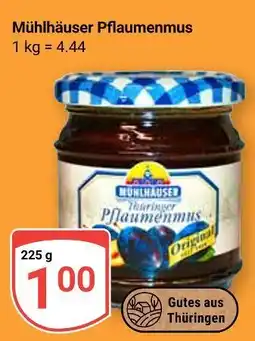 Globus Mühlhäuser pflaumenmus Angebot