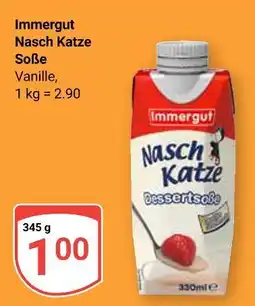 Globus Immergut nasch katze soße vanille Angebot