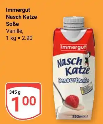 Globus Immergut nasch katze soße vanille Angebot