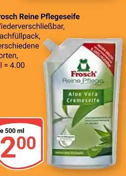 Globus Frosch reine pflegeseife Angebot